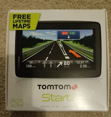 £59.99 • Buy TomTom Start 25 Sat Nav 5 Inch UK & Europe Free Lifetime Maps & Speed Cameras