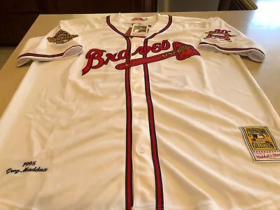 Mitchell & Ness Cooperstown Collection 1995 Braves Greg Maddux Jersey - Mens XL • $109.99