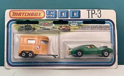 Matchbox 900 TP-3 With 1972 Metallic Green AMX Javelin Mint Condition  • $150