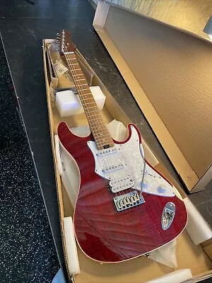 Aria California Fullerton Electric Guitar Ruby Red • $419