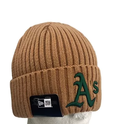 Oakland Athletics Beanie Winter Cuffed Classic New Era Knit Winter Hat • $29.99