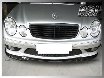 CARBON FIBER GH STYLE FRONT BUMPER LIP For MERCEDES W211 E55 AMG 2003-2005 ONLY • $389.95