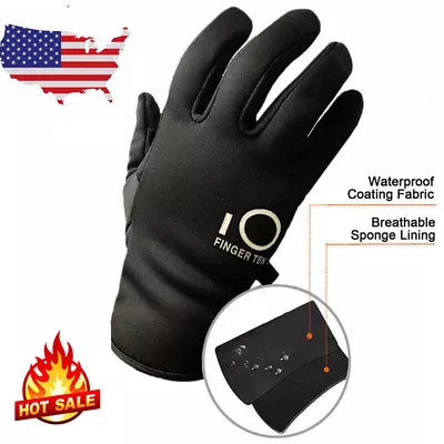 Mens Waterproof Winter Gloves Thermal Insulation Cycling Ski Outdoor Touchscreen • $5.99