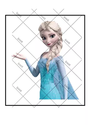 £3.29 • Buy 3 ,4 ,5 ,6 ,7  & 8  Princess Elsa Pre Cut Edible Cake Topper