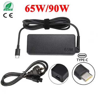 USB-C Type-C Adapter Laptop Charger Power 65W For Lenovo ThinkPad Acer Dell HP • $19.99