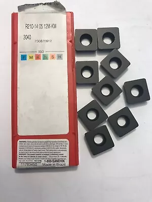 Sandvik Coromant Carbide Inserts R210-140512M-KM 3040 Qty 9 • $79