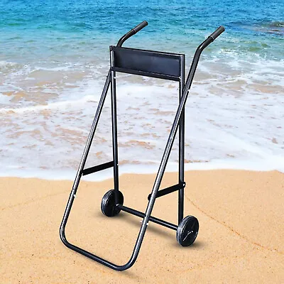 Heavy Duty Outboard Boat Motor Stand Carrier Cart Dolly Trolley Transport Stand • $64.60