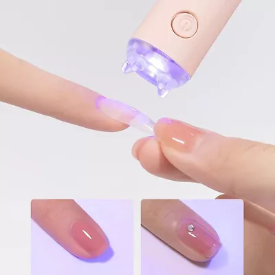 Mini Portable UV LED Light Nail Polish Curing Gel Dryer Lamp Manicure Pedicure • $8.24