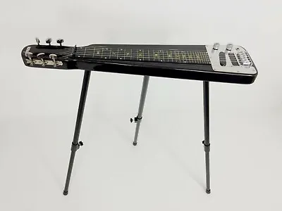 Haze Solid Body Electric LAP Steel GuitarMetallic Black+Glass Tone Bar Stand... • $229