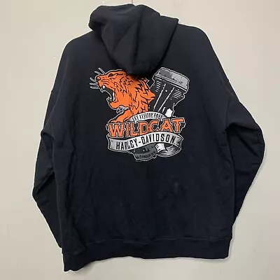 Harley Davidson 2011 Wildcat Let Freedom Roar London KY Men's Black Hoodie Large • $35