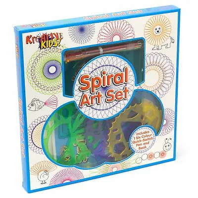 £12.05 • Buy Spiral Art Craft Set | Children's Stencil Art Kit | Kids Spiral Drawing Set
