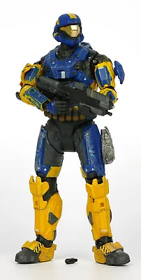 Halo Reach Custom Spartan Yellow ODST W/ Weapon | Mcfarlane Toys Figure • £29.99