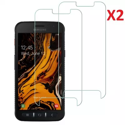 (2 Pack) Tempered Glass Screen Protector For Samsung Galaxy Xcover 4s • £3.95