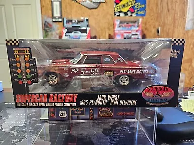 1/18 Diecast Supercar Collectibles 1965 Plymouth Belvedere Jack Werst 5 And 50 • $209.99