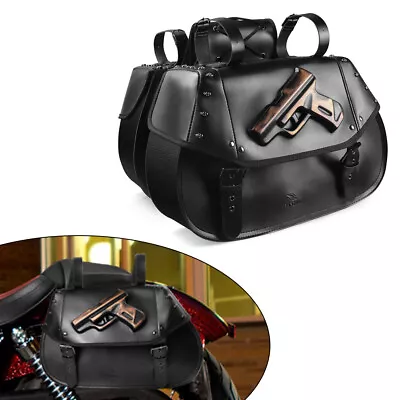 Genuine Saddle Bag Tool Side Bag Storage Luggage Luggage Storage Tool Bag • $80.87