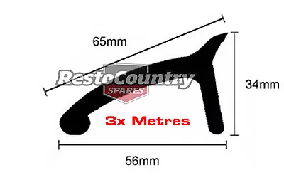 Rubber Wheel Arch Flare -Side Edge Fit 3x Metres 2x Guards 4x4 4WD Bus Truck Mud • $53.50