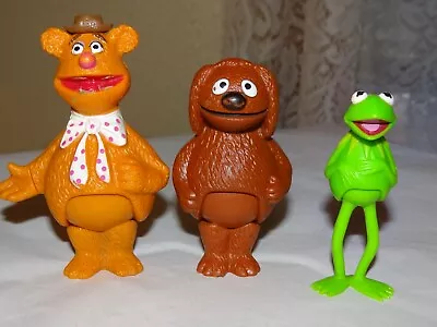 Vintage 1978 Fisher Price Muppet Show Players Figures Lot Kermit Fozzy Rolph + • $19