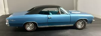 Ertl American Muscle 1967 Chevy Chevelle SS 1:18 Scale Diecast Car Blue • $55