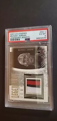 Michael Jordan 2001 Upper Deck Legends Legendary Game Used Jersey Patch #MJ-J • $795