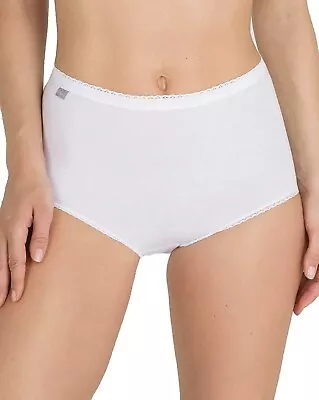£9.99 • Buy Playtex Maxi Brief Knickers 3 Pack Womens Pure Cotton Briefs White Size 14 New