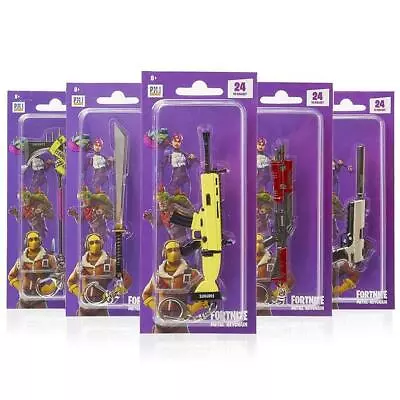 £4.99 • Buy Fortnite Keyring, 3D Guns Keychain, Cool Keyrings For Party Bag Filler For Kids 