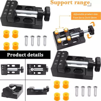 Universal Mini Flat Clamp Bench Vice Clamp Table Mini Drill Press Vise New • $12.13