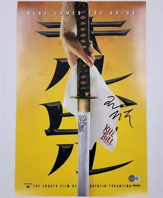 Quentin Tarantino Signed Kill Bill 12x18 Movie Poster Photo B ~ Beckett BAS Holo • $539.99