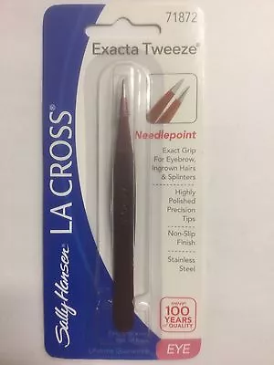 La Cross By Sally Hansen EXACTA TWEEZE NEEDLEPOINT NEW PACKAGE Tweezers # 71872 • $46.74