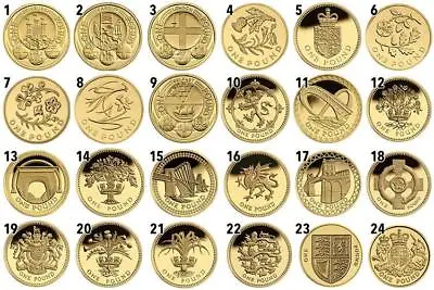  Brilliant Uncirculated £1 One Pound Coins 1983 -2015 Choice Of Year - UNC • £49.99