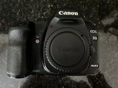 Canon EOS 5D Mark II 21.1MP Digital SLR Camera Body Battery And Charger Only • £50
