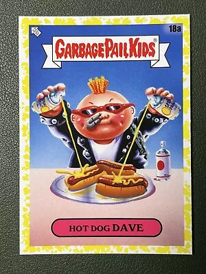 2021 Garbage Pail Kids Yellow Mustard Hot Dog Dave Lot Food Fight #18a GPK • $12.99