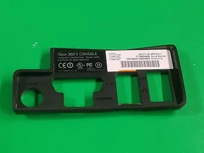 $7.50 • Buy ⭐⭐⭐⭐⭐ Xbox 360 S Slim X821056 Rear HDMI AV Aux Input Bezel Frame Cover Genuine