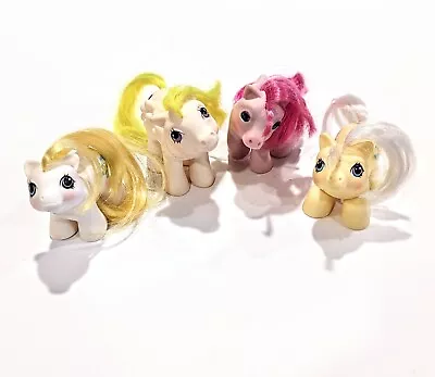 Vintage G1 My Little Pony Newborn Twins: Top & Toppy + Beddy Bye & Baby Surprise • $22.50