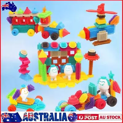Bristle Shape Blocks Build And Play Fun Bricks Set For Boys Girls (100pcs) • $25.69