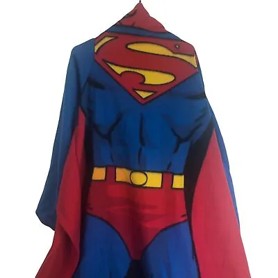 Superman Throw Blanket With Sleeves DC Comics Snuggie 2013 By Northwest • $32.93