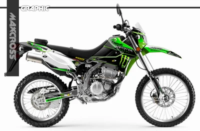 $144.46 • Buy Kawasaki Klx250s D-tracker Klx300 Klx300sm 2008-2022 Maxcross Graphics Kit Ms1