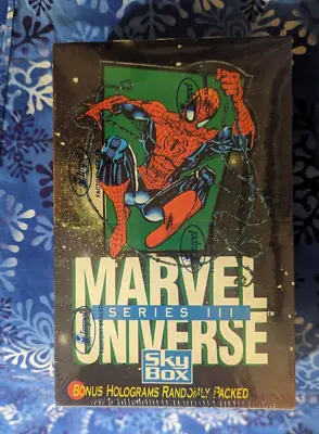 1992 Skybox Marvel Universe Series III Unopened Sealed Box • $152