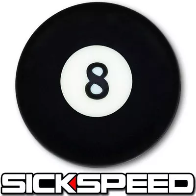 Black 8 Ball Shift Knob For Manual Short Throw Gear Shifter Selector 12x1.5 K19 • $18.60