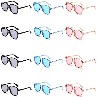 Wholesale Lot Sunglasses 12PC Round Tinted Gafas Oversized Bulk Sunglasses • $10.99