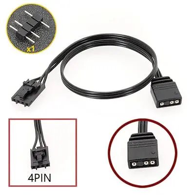 25cm For Corsair 4Pin RGB To Standard ARGB 3Pin 5V Adapter Connector Cable NEW • $1.42