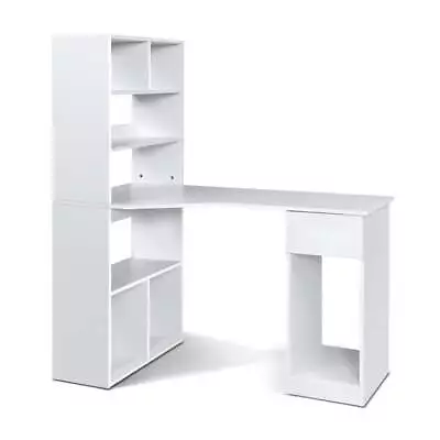 Artiss Office Computer Desk Student Study Table Home Workstation Corner Shelf • $280.99