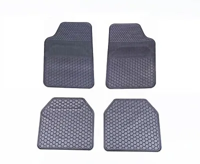 $39.95 • Buy Rubber Carpet Car Floor Mats Rugged Heavy Duty All Weather Odouless