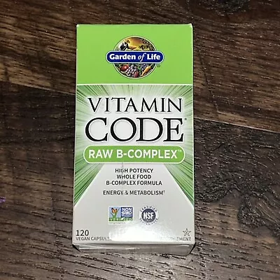 Garden Of Life Vitamin Code Raw B-Complex 120 Capsules EXP 05/2025  Non GMO • $54.97