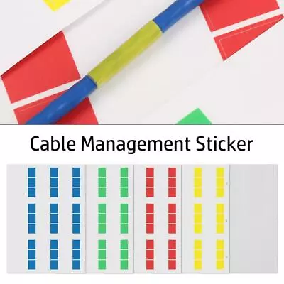 Wire Marker Tool Identification Tags Cable Labels Stickers Fiber Organizers • £2.89