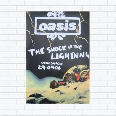 Original Oasis Shock Of The Lightning Promo Poster • £19.99