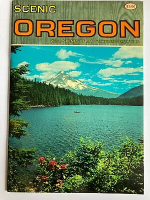 Scenic Oregon Scenes Mt. Mount St. Saint Helens Eruption Vintage Book Booklet OR • $15