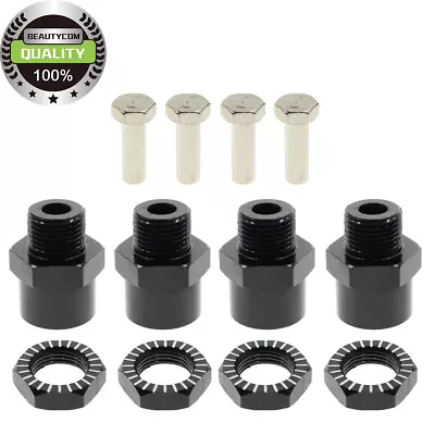 4pcs 1/8 12mm To 17mm Wheel Hex Hub Adapter Conversion Extension For 1/10 RC Car • $10.38