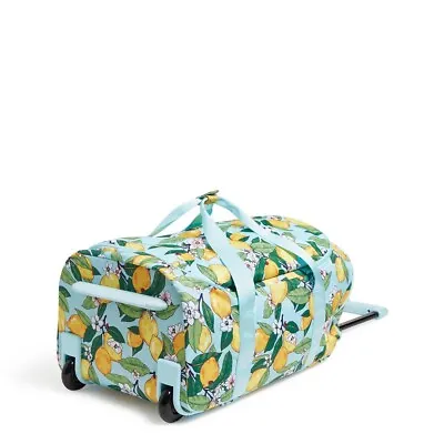 Vera Bradley Lighten Up Wheeled CarryOn Lemon Grove Luggage Travel FREE GIFT • $109.24