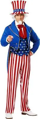 California Costume All American Uncle Sam Adult Men Halloween Outfit 01309 • $32.32