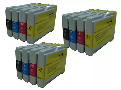 12 Ink LC51 Cartridge For Brother MFC-240C MFC-5460CN • $33.49